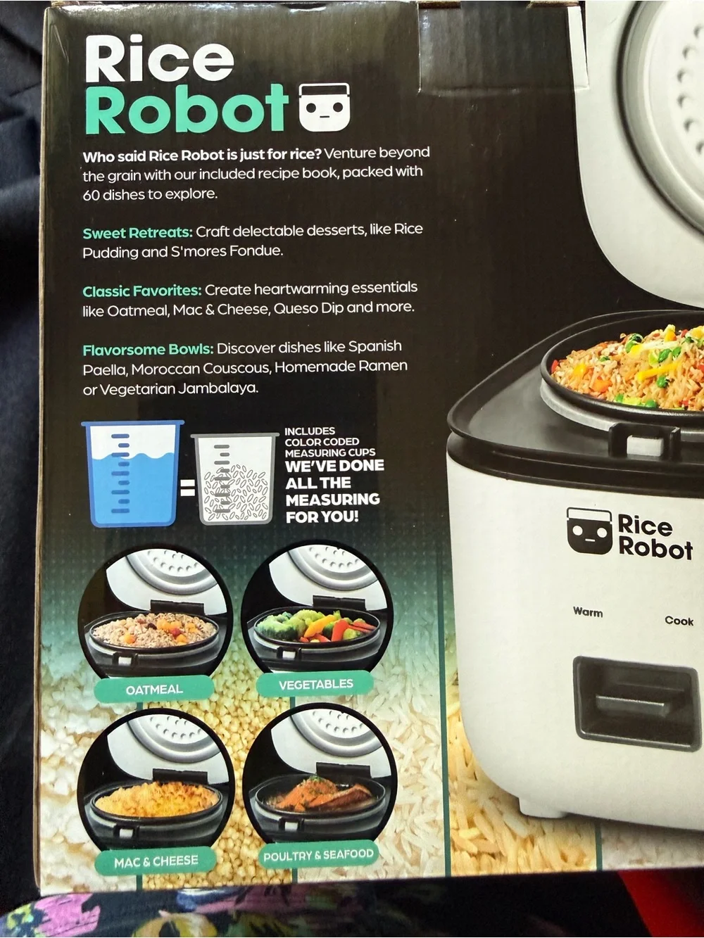 Rice Robot All-In-One Rice Cooker White